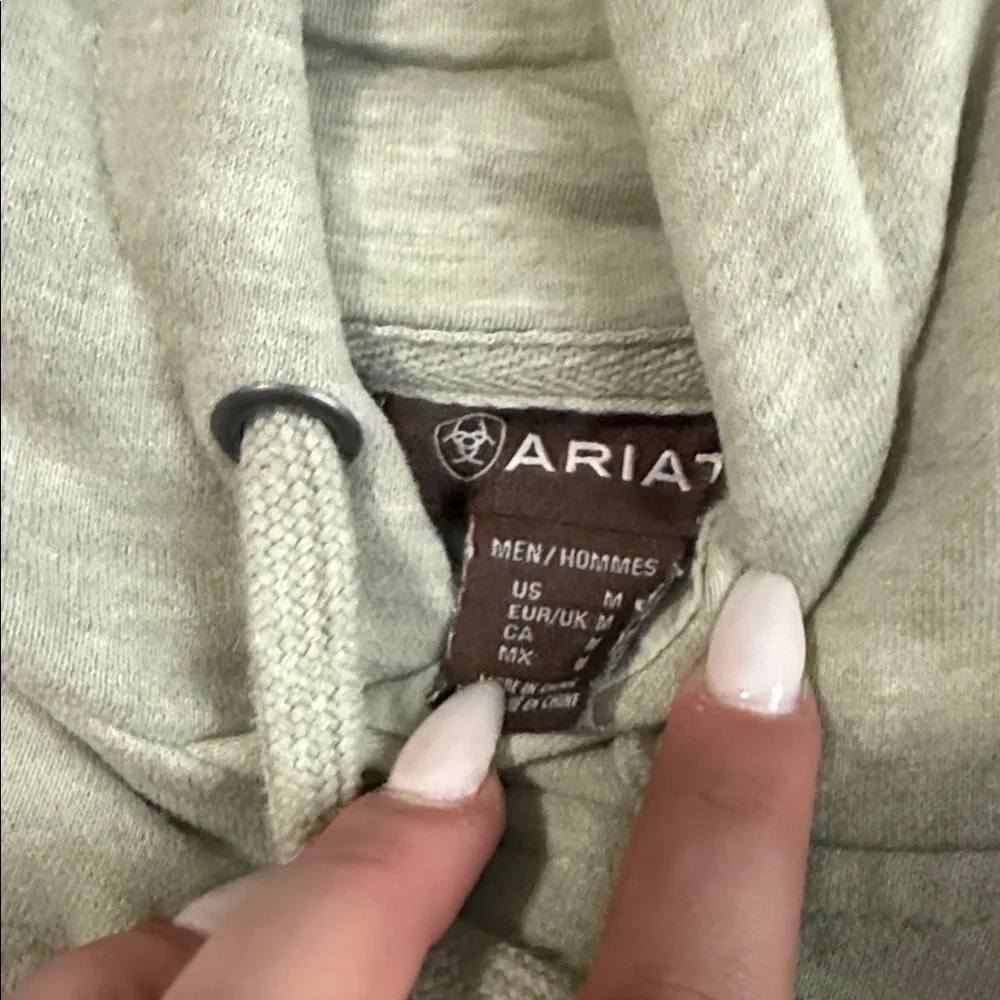 Ariat Light Green Hoodie - Picture 2 of 4